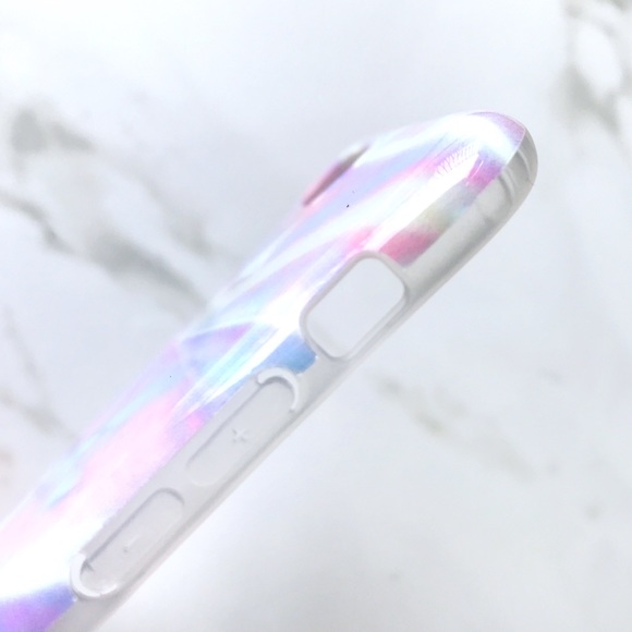 NEW iPhone 7/8 Purple Marble Soft Phone Case - Picture 4 of 5